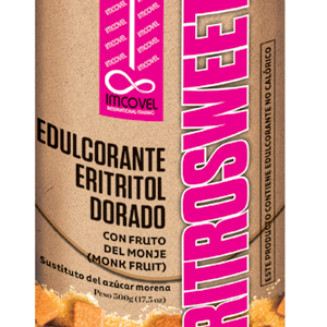 eritrosweet dorado edulcorante eritritol dorado con fruto del monje 500 g